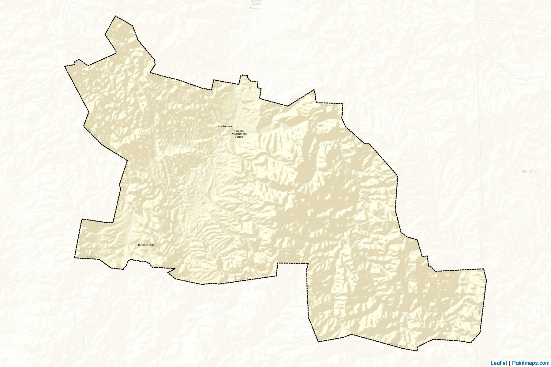 Muestras de recorte de mapas Huachinera (Sonora)-2