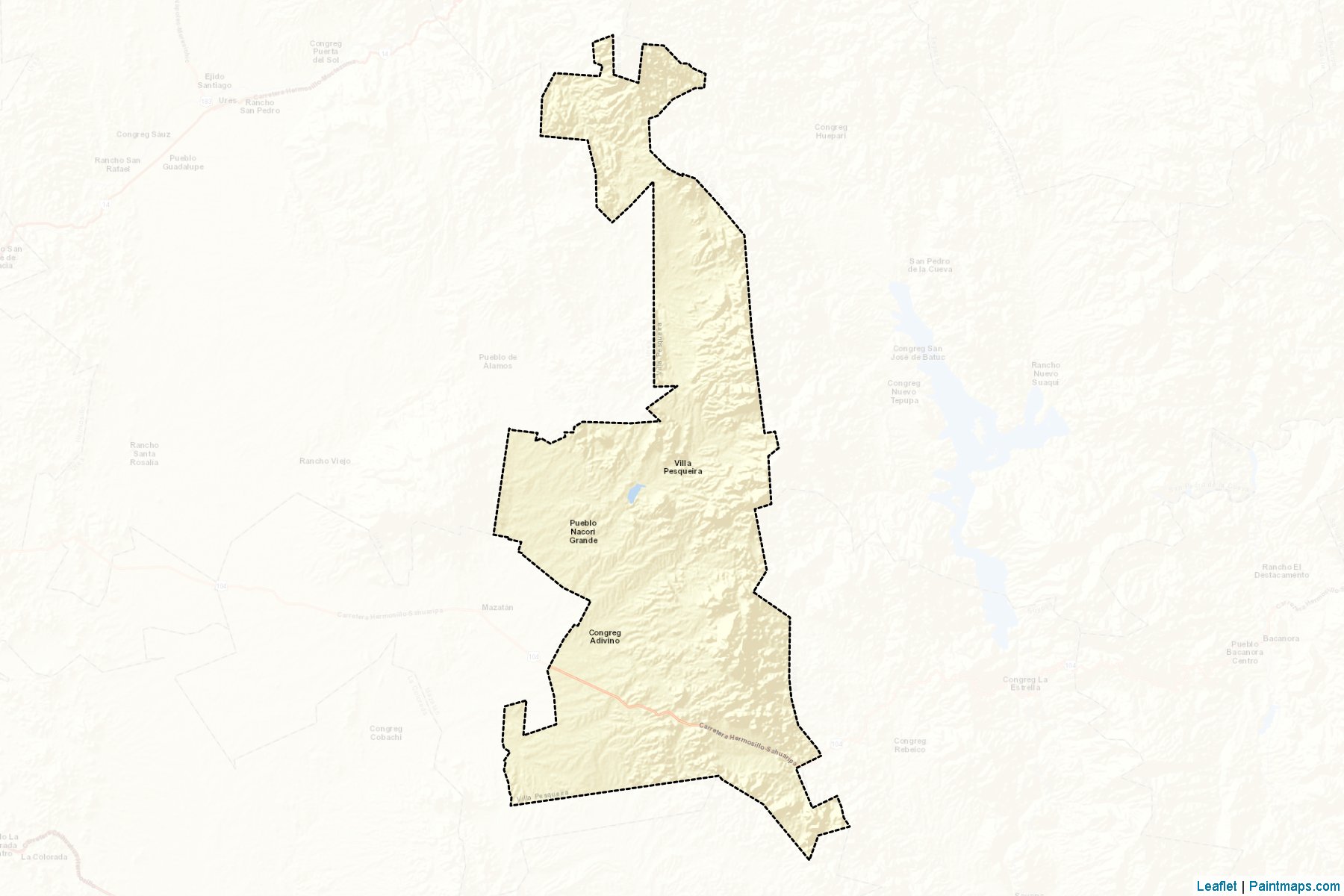 Muestras de recorte de mapas Villa Pesqueira (Sonora)-2