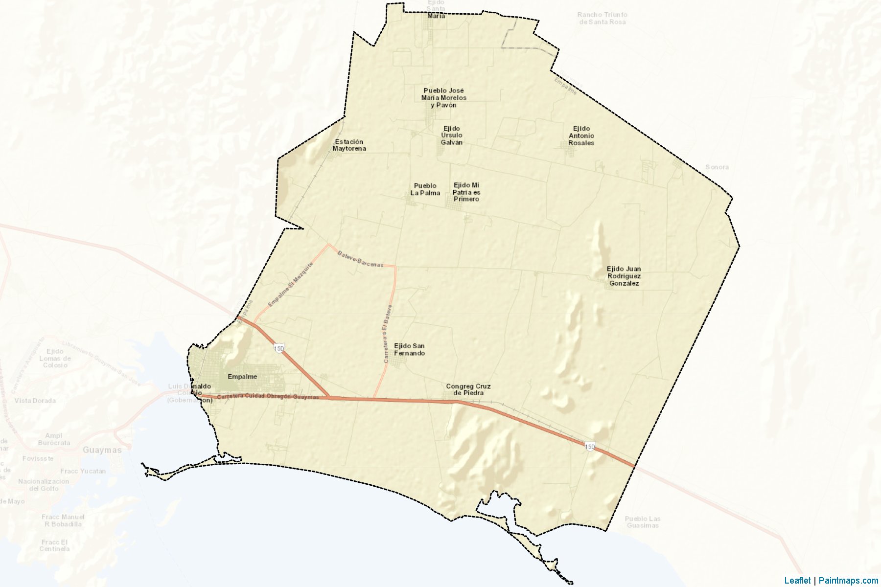 Empalme (Sonora) Map Cropping Samples-2