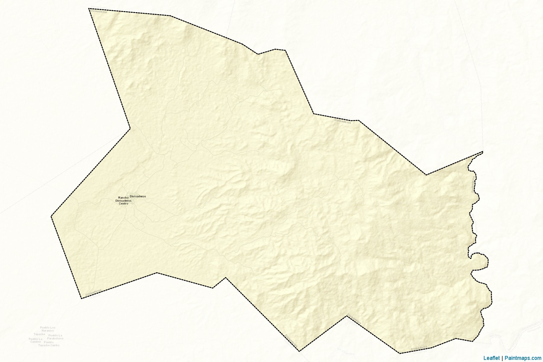 Muestras de recorte de mapas Divisaderos (Sonora)-2