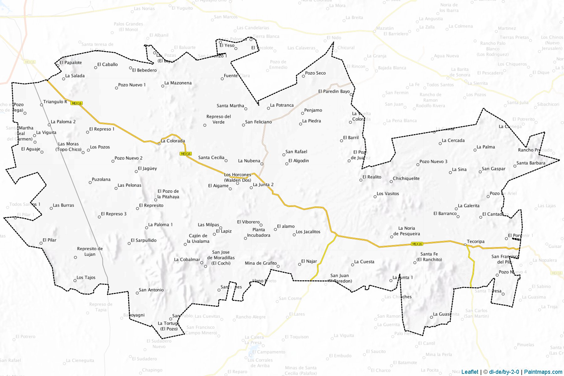 Muestras de recorte de mapas La Colorada (Sonora)-1