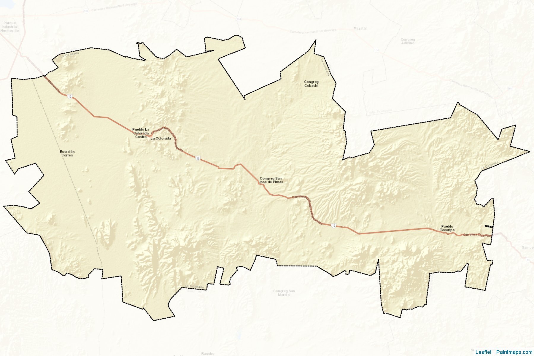 Muestras de recorte de mapas La Colorada (Sonora)-2