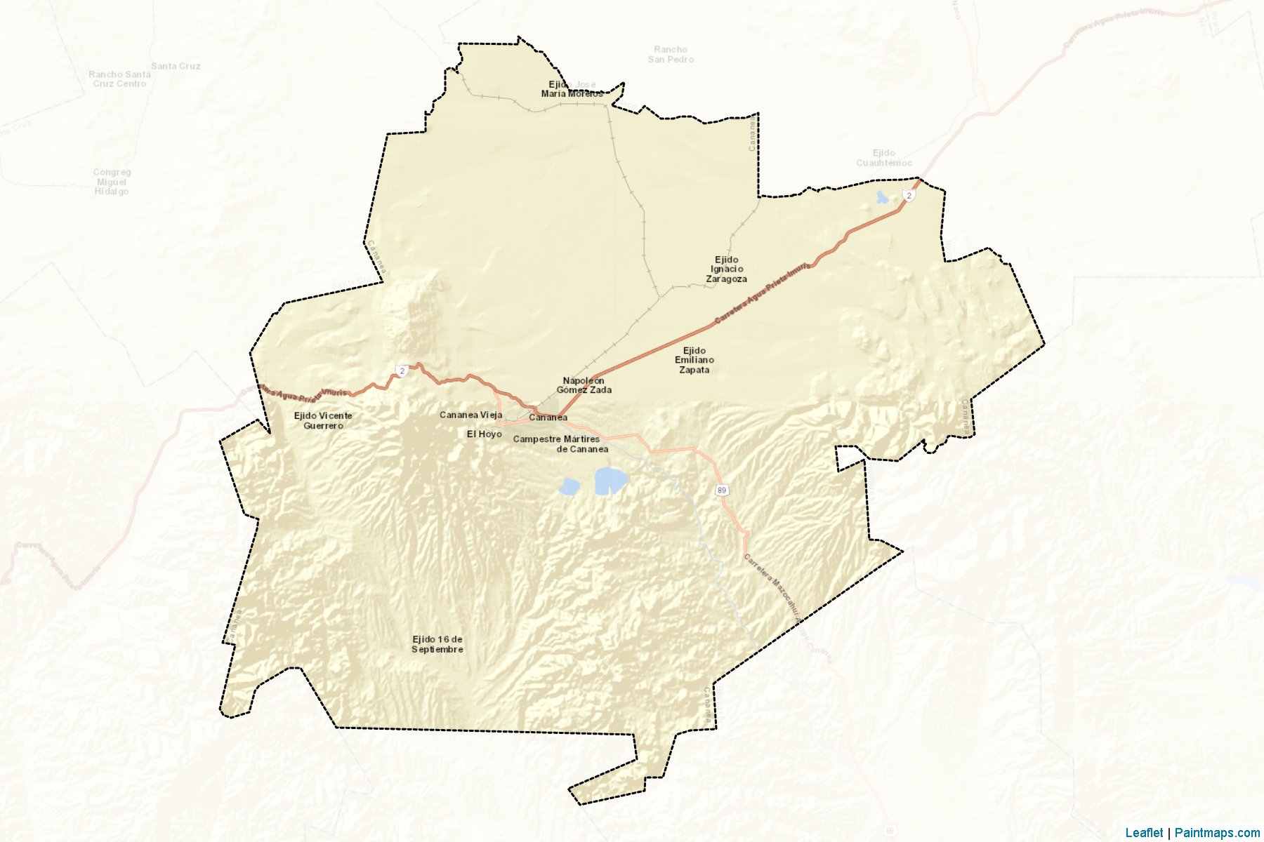 Cananea (Sonora) Map Cropping Samples-2