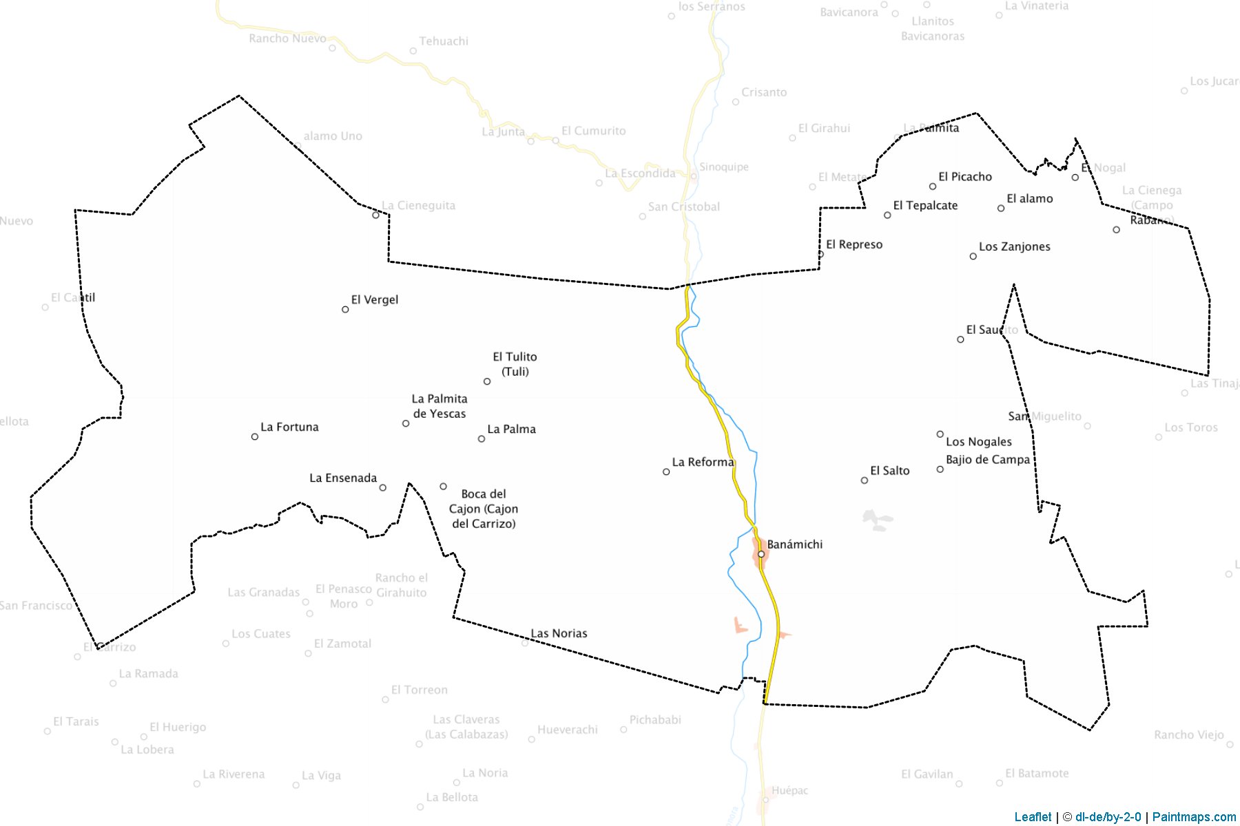 Muestras de recorte de mapas Banámichi (Sonora)-1