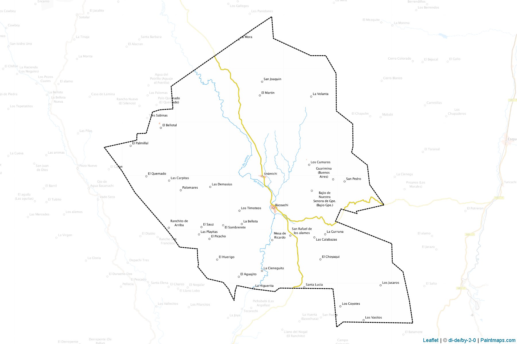 Muestras de recorte de mapas Bacoachi (Sonora)-1