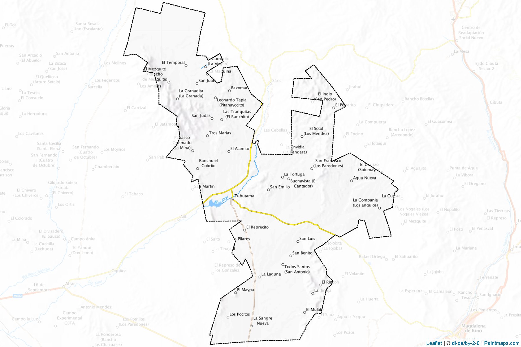 Tubutama (Sonora) Map Cropping Samples-1