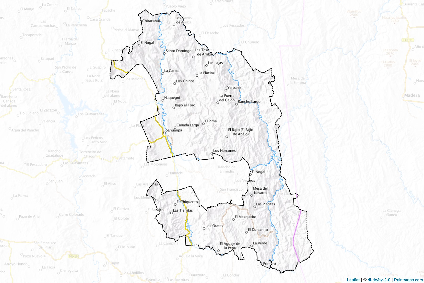 Sahuaripa (Sonora) Map Cropping Samples-1