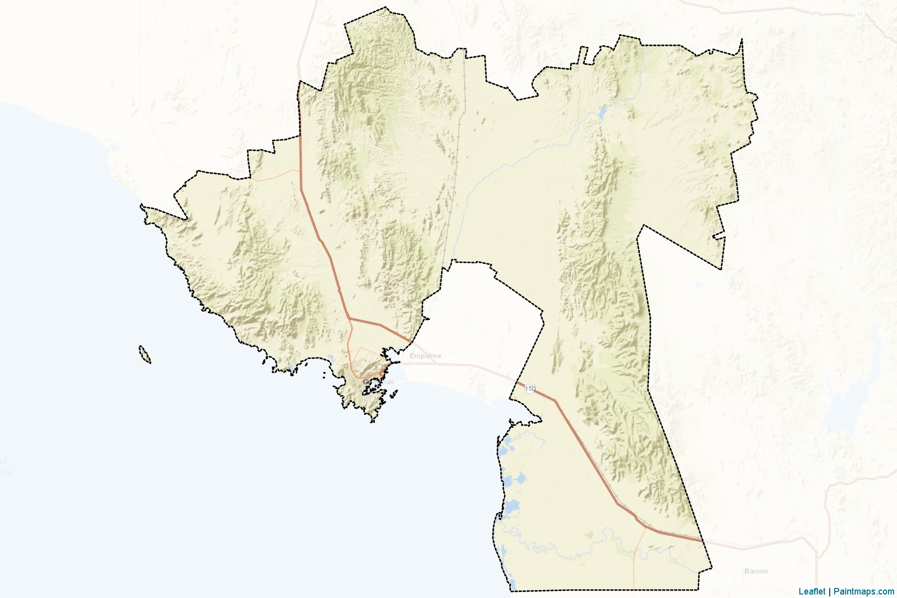 Guaymas (Sonora) Haritası Örnekleri-2