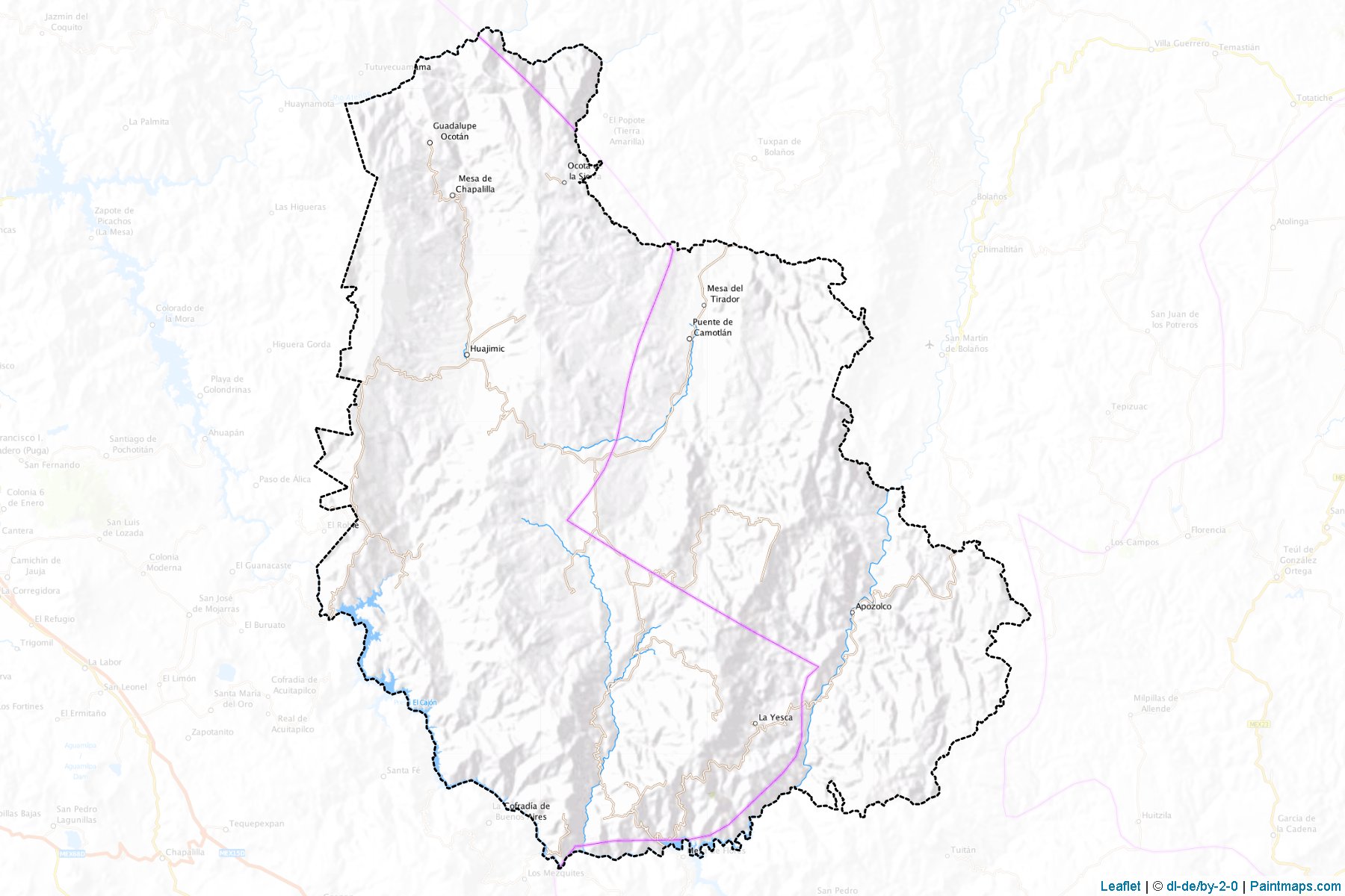 La Yesca (Nayarit) Map Cropping Samples-1