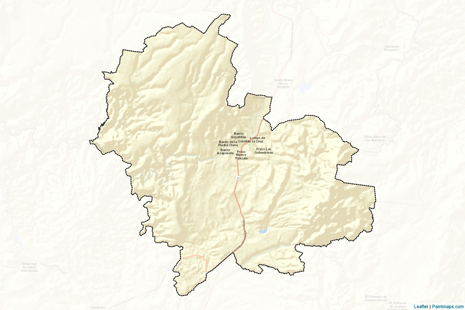 Muestras de recorte de mapas Colotlán (Jalisco)-2