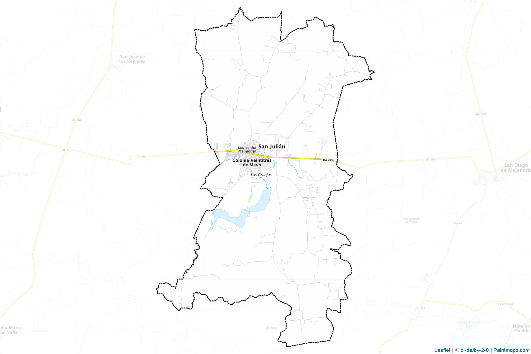 Muestras de recorte de mapas San Julián (Jalisco)-1