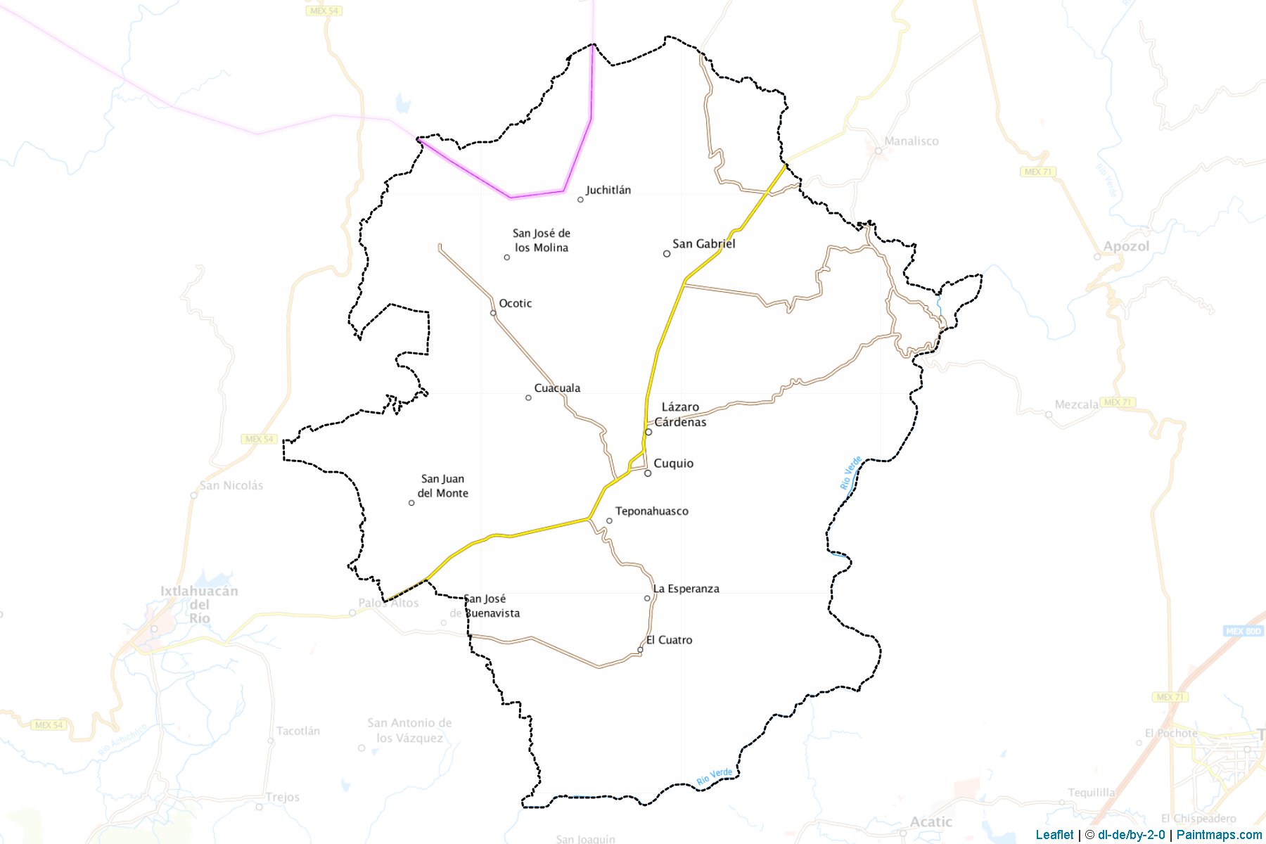 Muestras de recorte de mapas Cuquío (Jalisco)-1