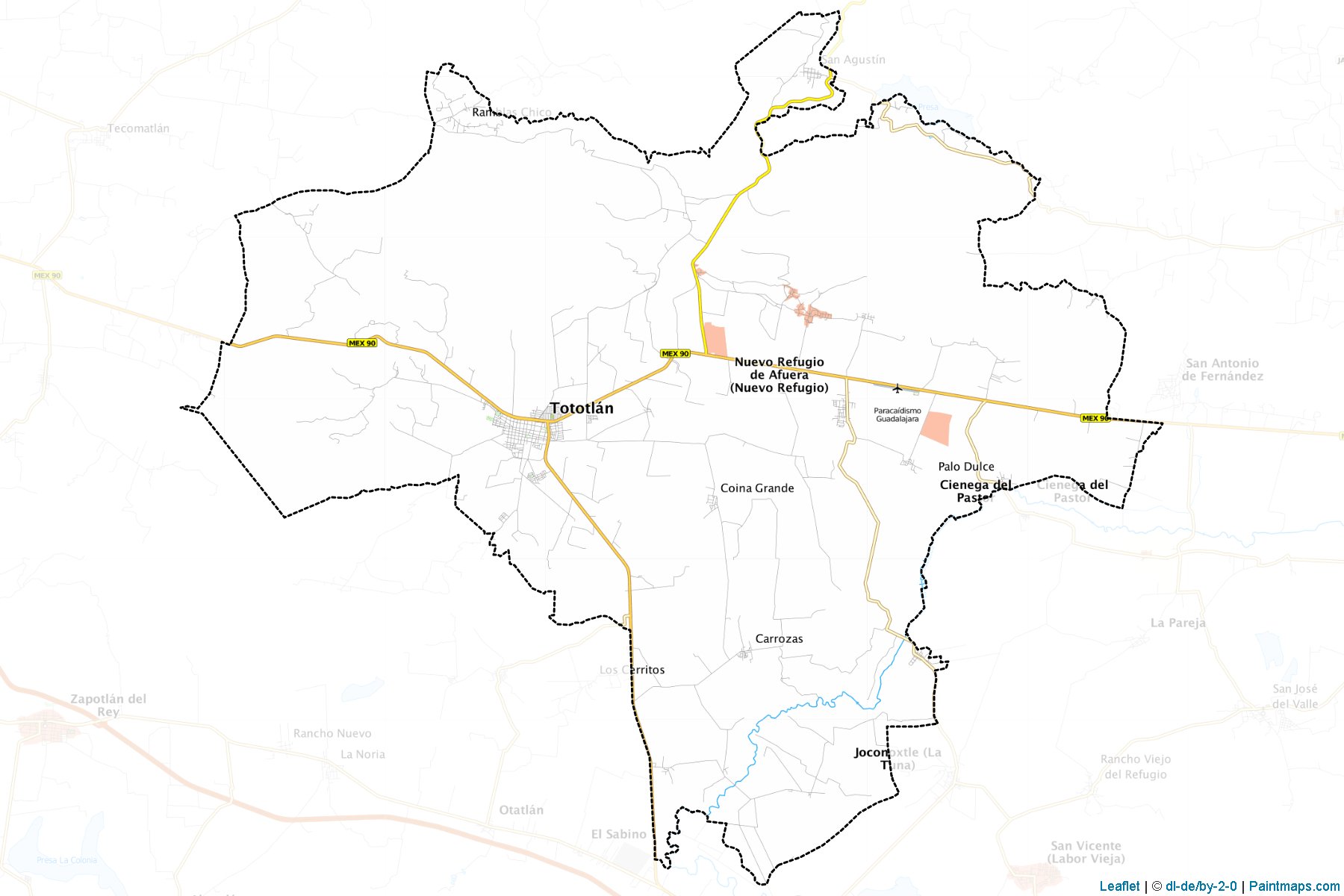 Tototlán (Jalisco) Map Cropping Samples-1