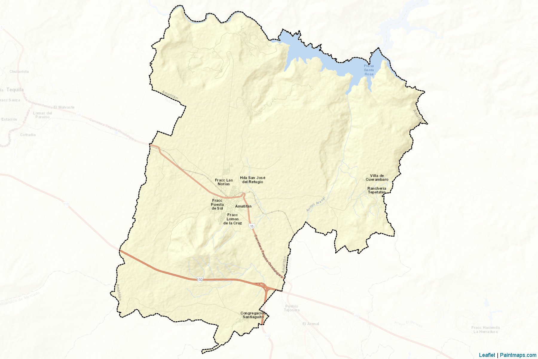 Muestras de recorte de mapas Amatitán (Jalisco)-2