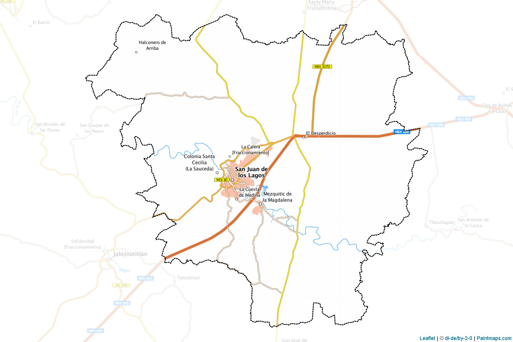 Muestras de recorte de mapas San Juan de los Lagos (Jalisco)-1