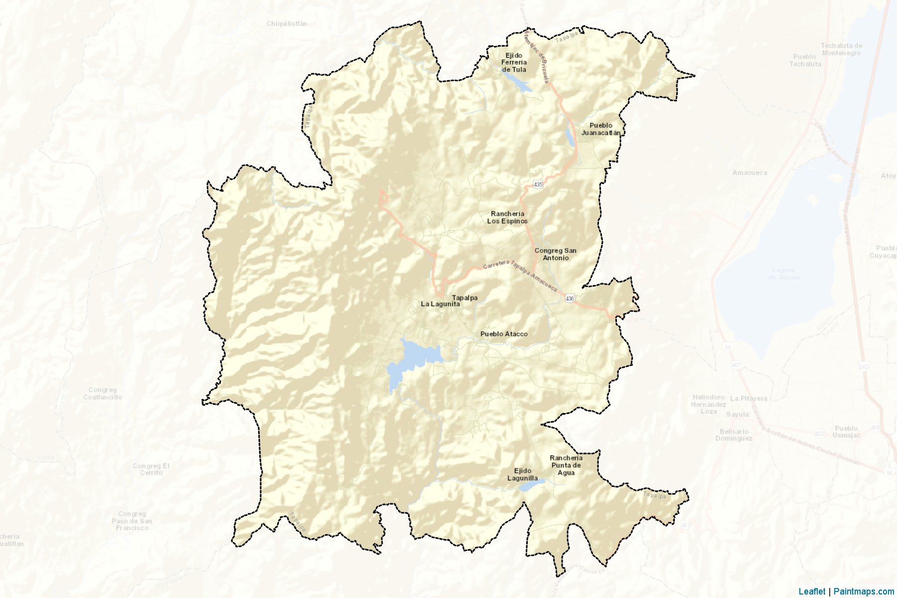 Tapalpa (Jalisco) Map Cropping Samples-2