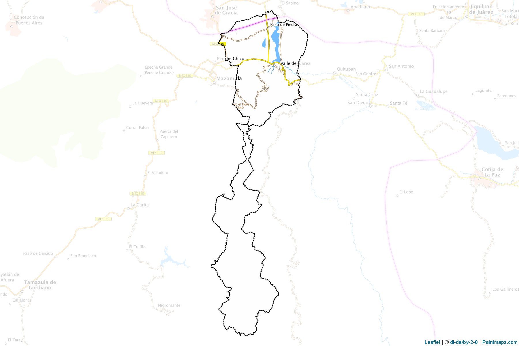 Valle de Juárez (Jalisco) Map Cropping Samples-1