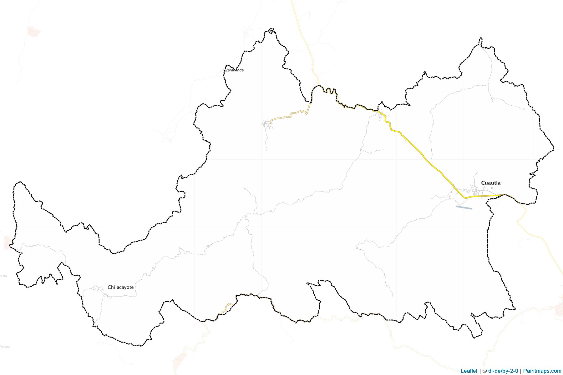 Cuautla (Jalisco) Map Cropping Samples-1