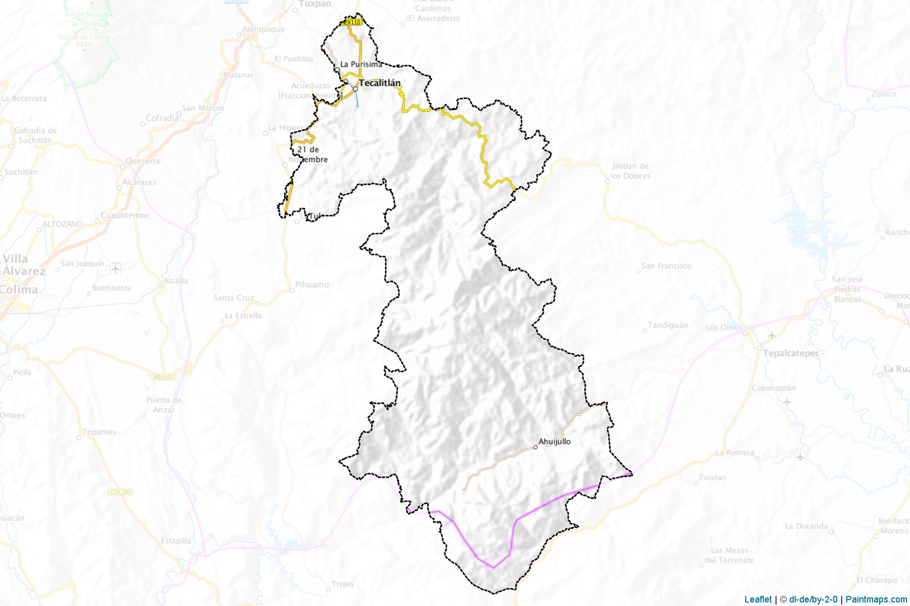 Muestras de recorte de mapas Tecalitlán (Jalisco)-1