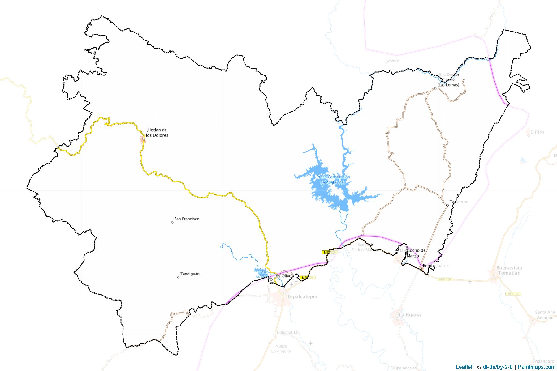 Muestras de recorte de mapas Jilotlán de los Dolores (Jalisco)-1