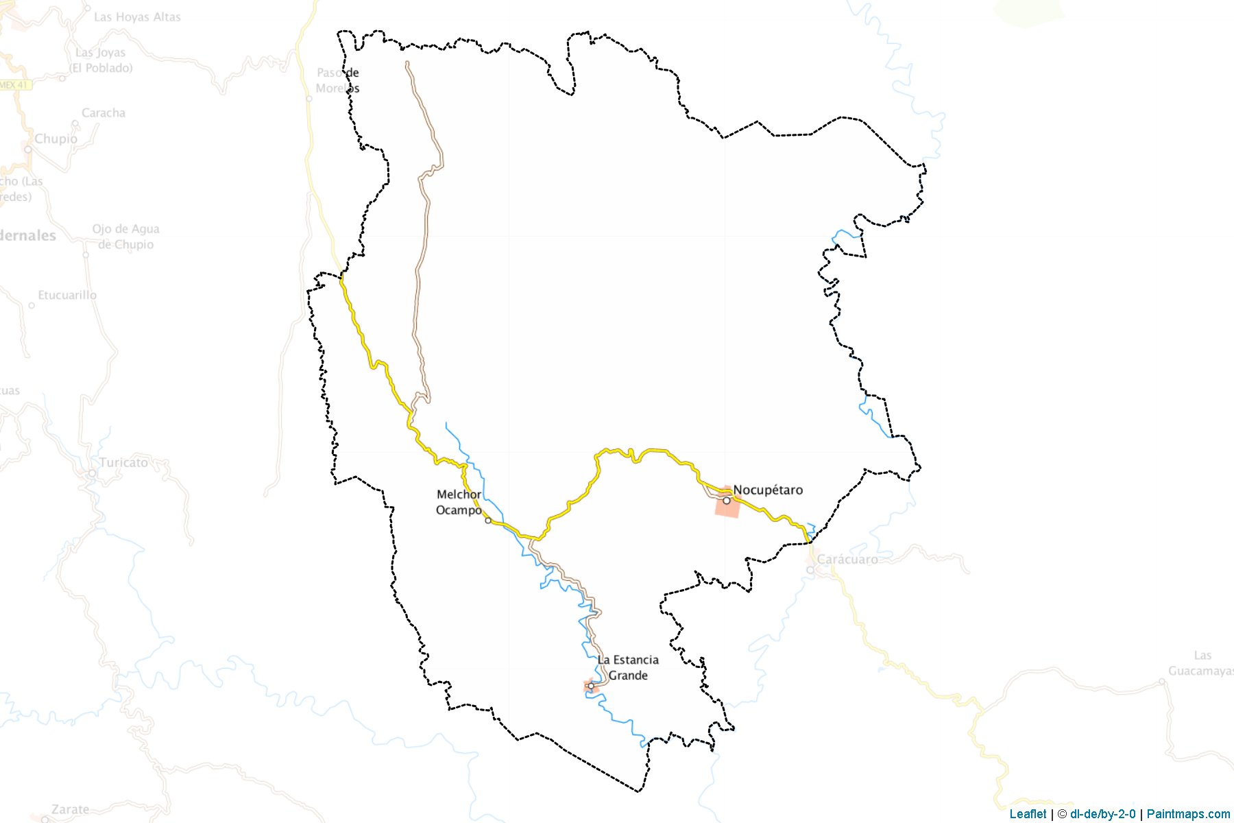 Muestras de recorte de mapas Nocupétaro (Michoacán de Ocampo)-1