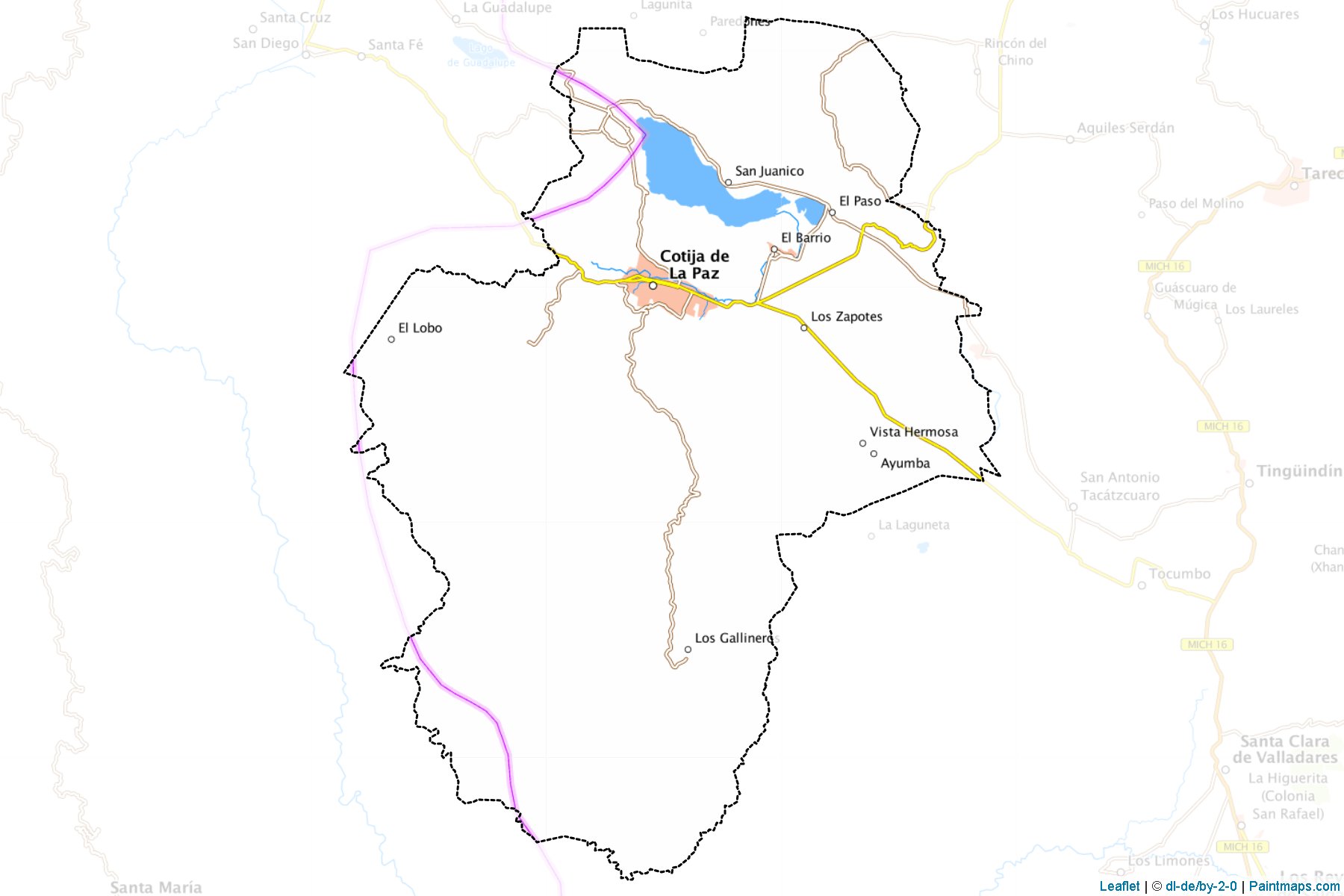 Muestras de recorte de mapas Cotija (Michoacán de Ocampo)-1