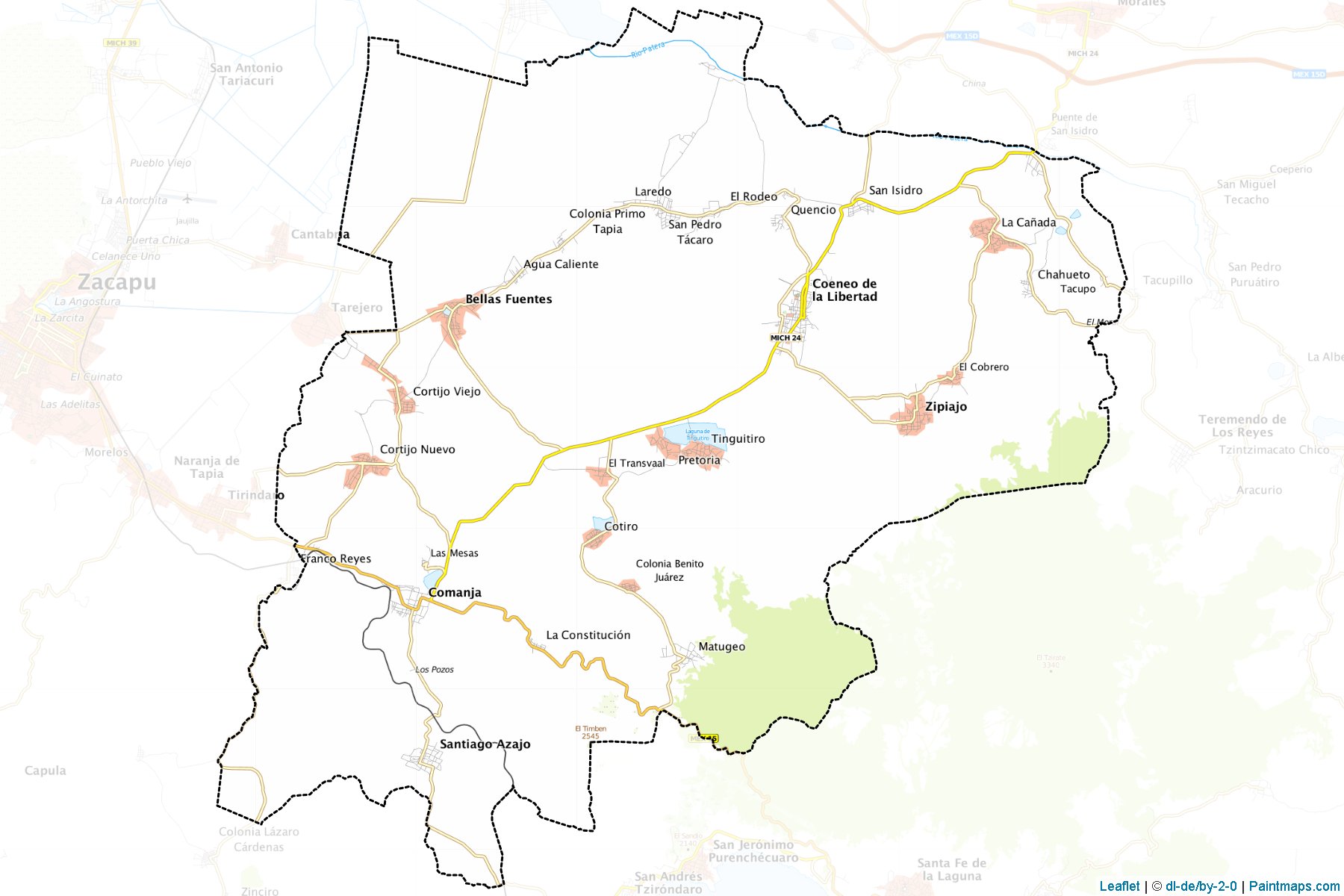 Muestras de recorte de mapas Coeneo (Michoacán de Ocampo)-1