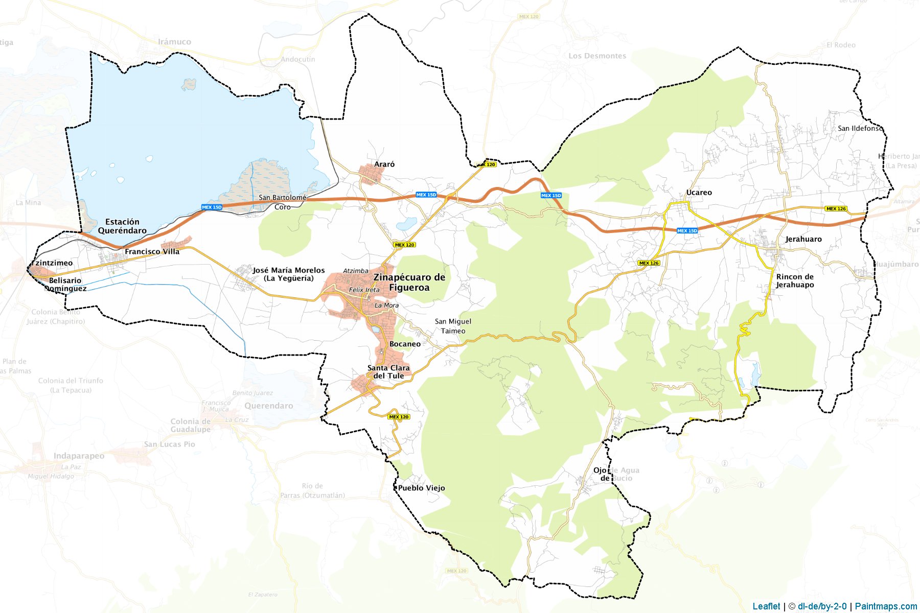 Muestras de recorte de mapas Zinapécuaro (Michoacán de Ocampo)-1