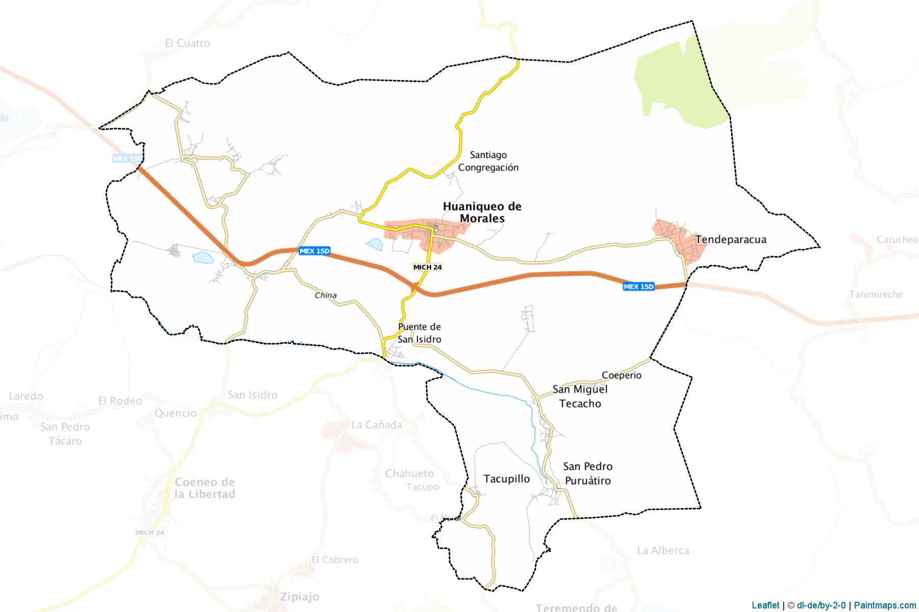 Muestras de recorte de mapas Huaniqueo (Michoacán de Ocampo)-1