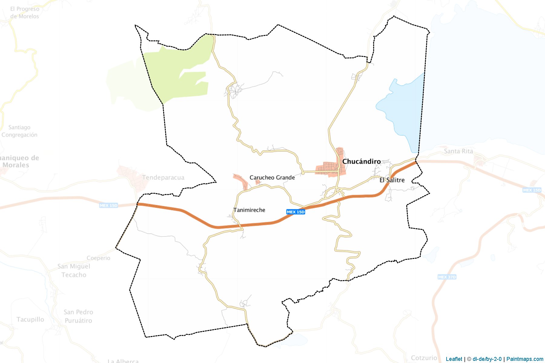 Muestras de recorte de mapas Chucándiro (Michoacán de Ocampo)-1