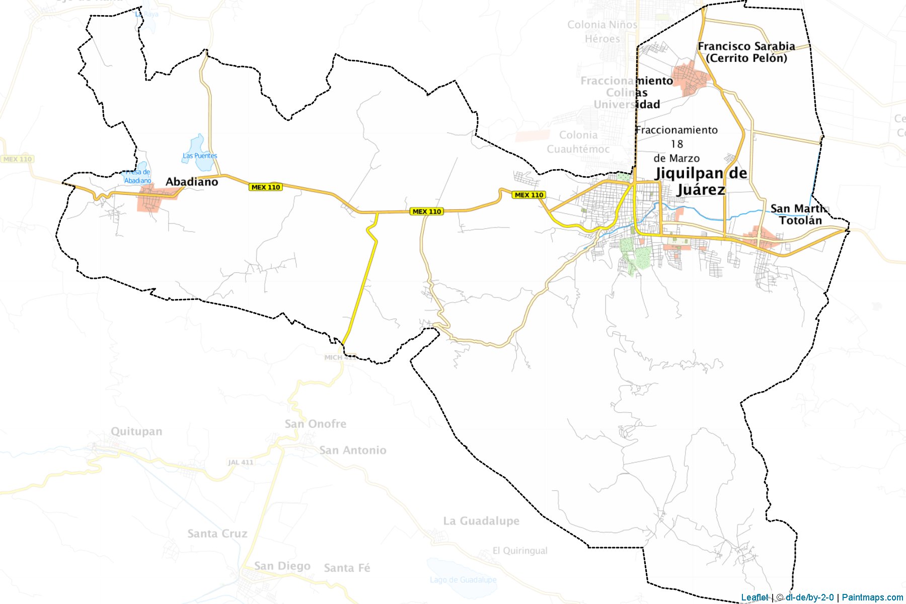 Jiquilpan (Michoacán) Map Cropping Samples-1