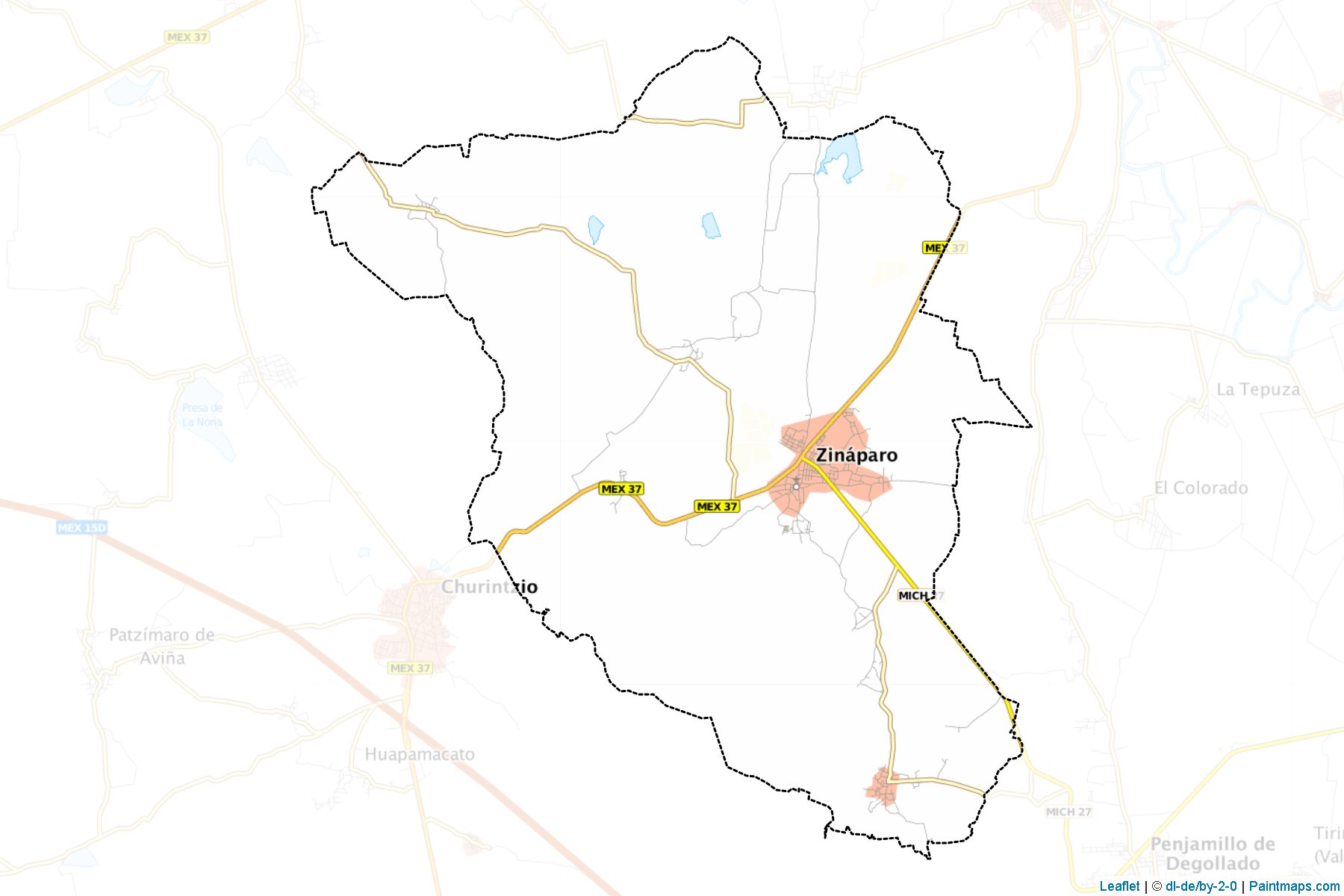 Muestras de recorte de mapas Zináparo (Michoacán de Ocampo)-1