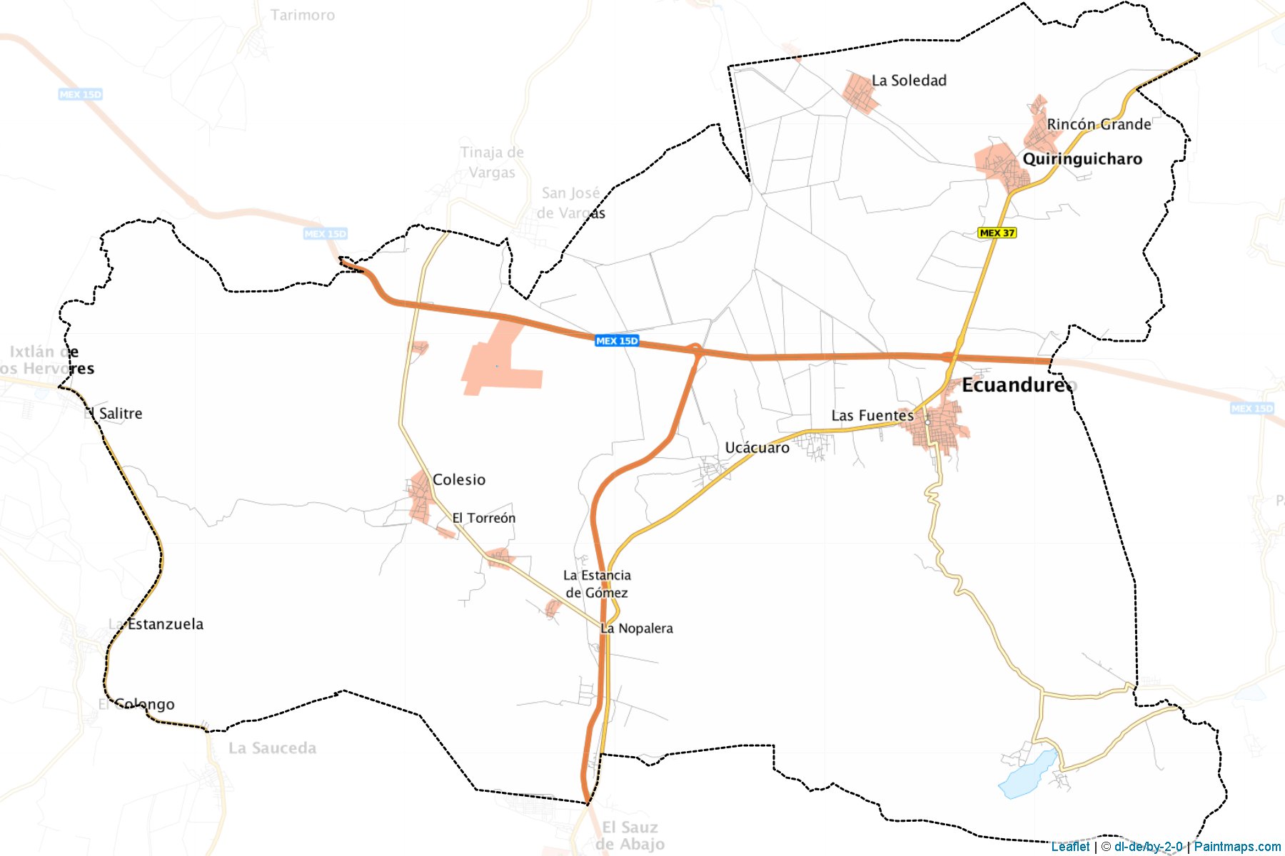 Muestras de recorte de mapas Ecuandureo (Michoacán de Ocampo)-1