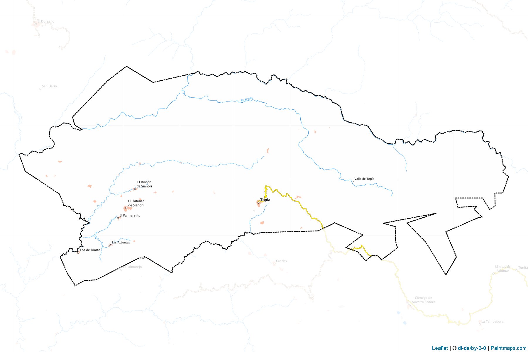 Muestras de recorte de mapas Topia (Durango)-1