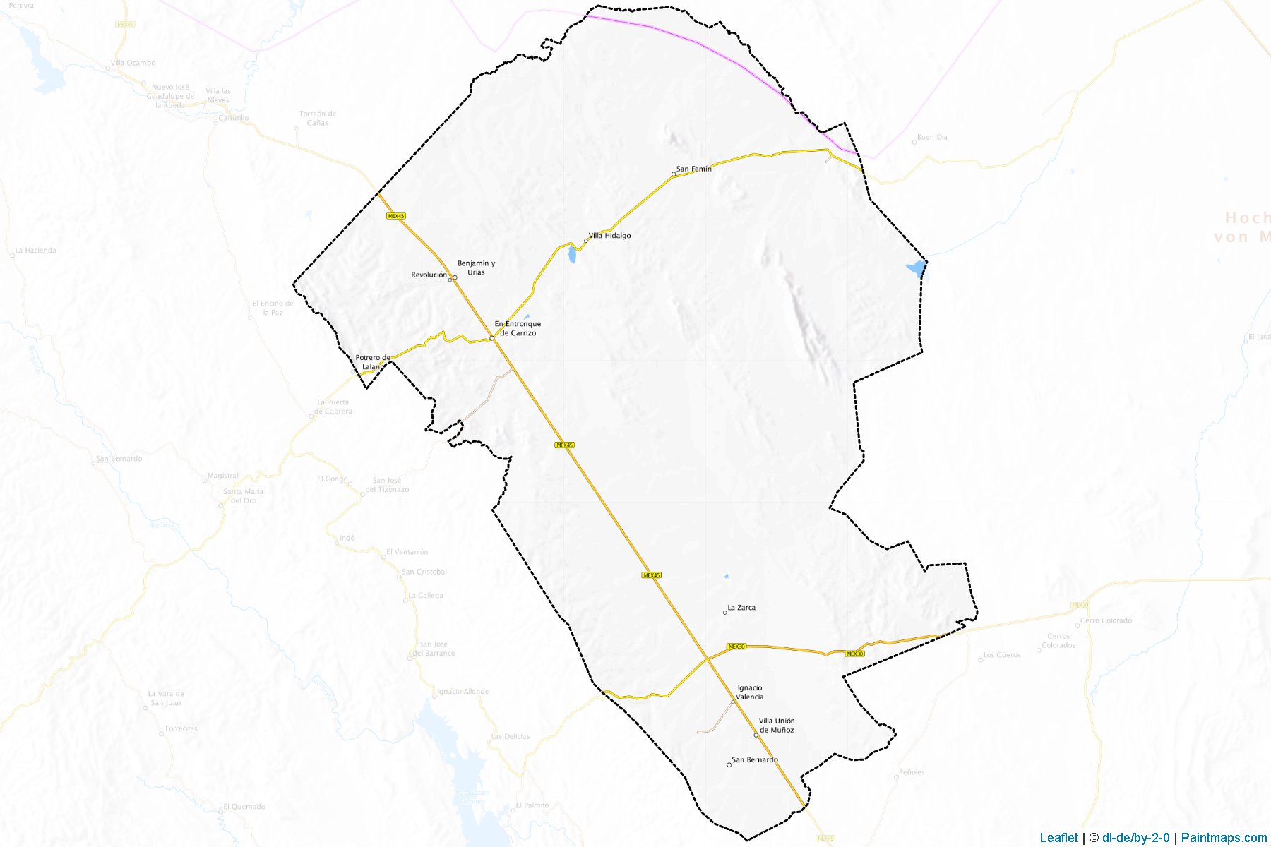 Muestras de recorte de mapas Hidalgo (Durango)-1