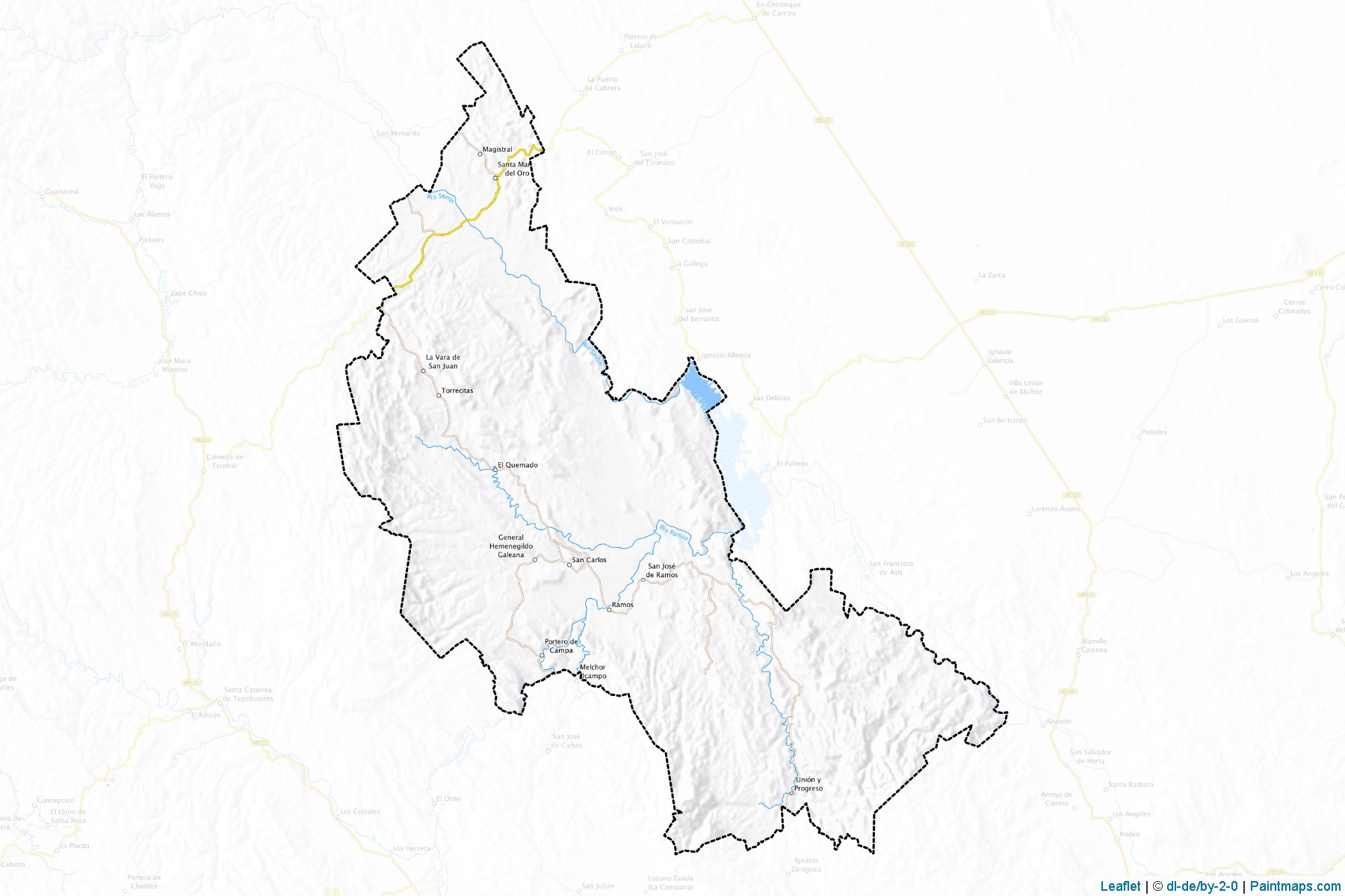 Muestras de recorte de mapas El Oro (Durango)-1