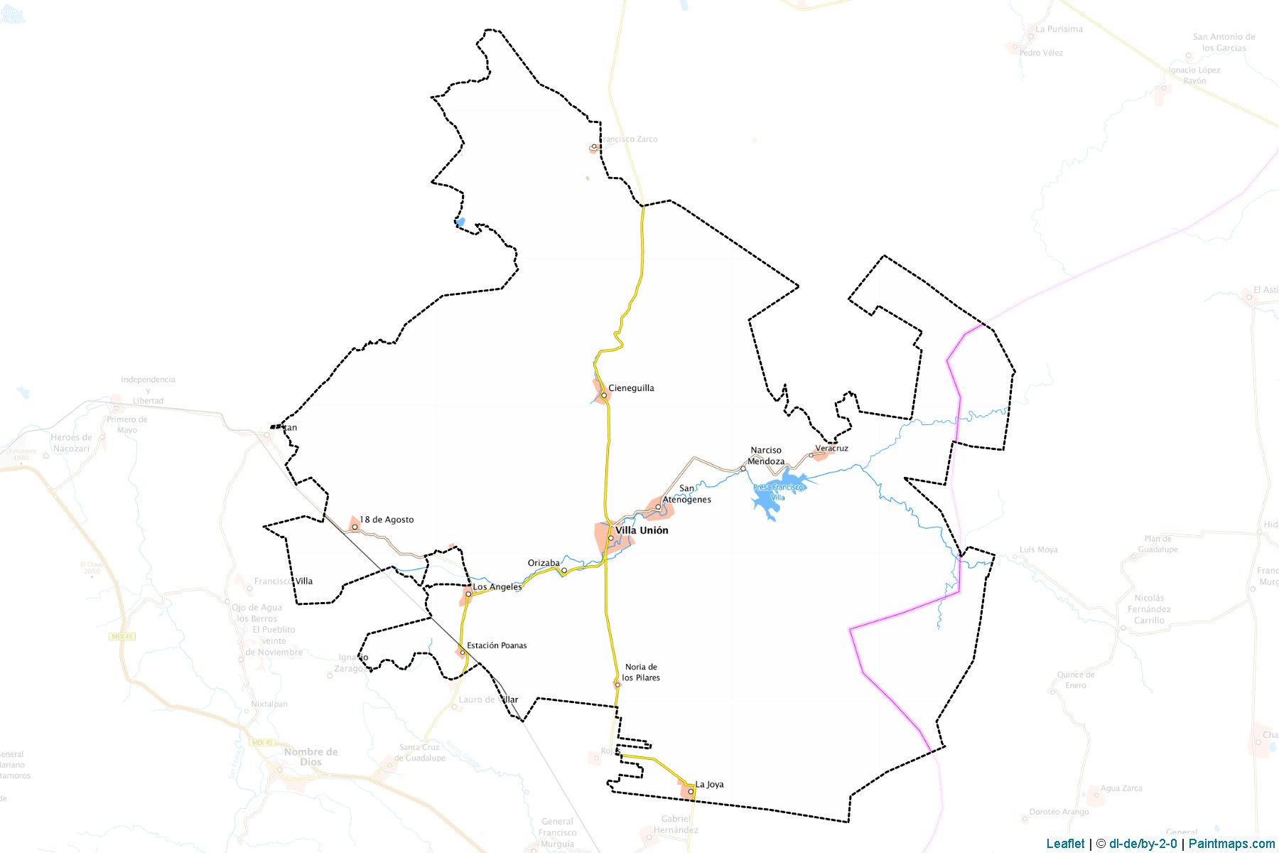 Poanas (Durango) Map Cropping Samples-1