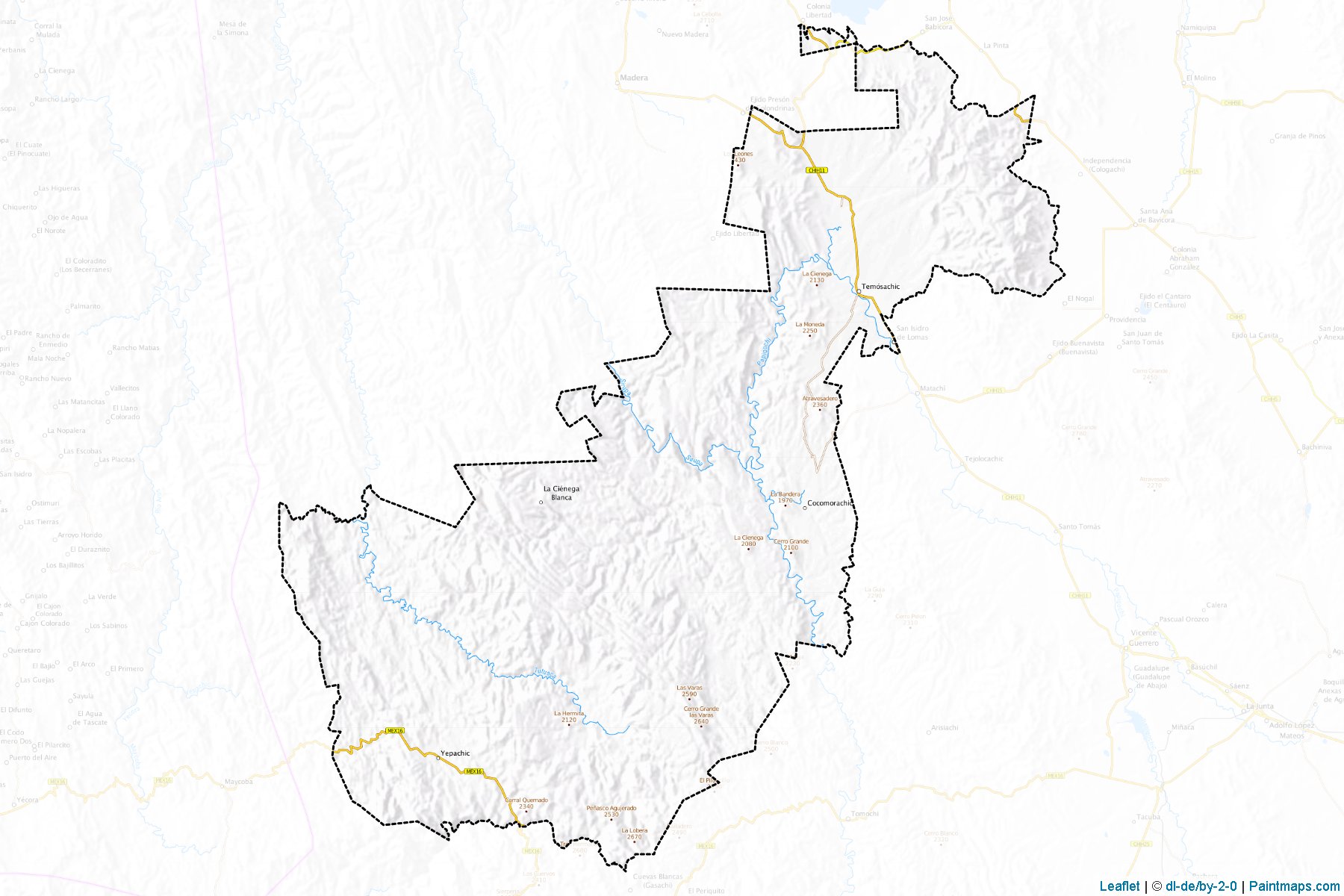 Muestras de recorte de mapas Temósachic (Chihuahua)-1