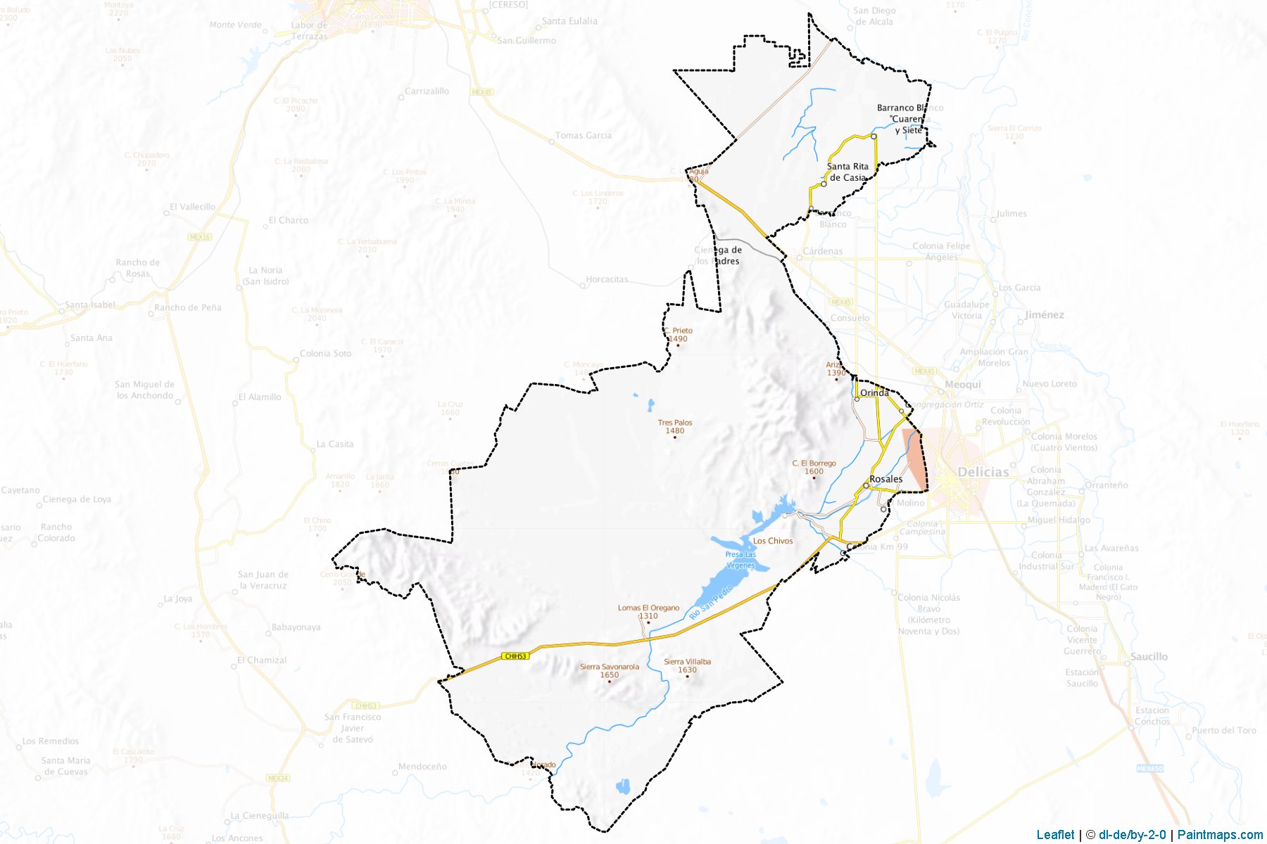 Rosales (Chihuahua) Map Cropping Samples-1