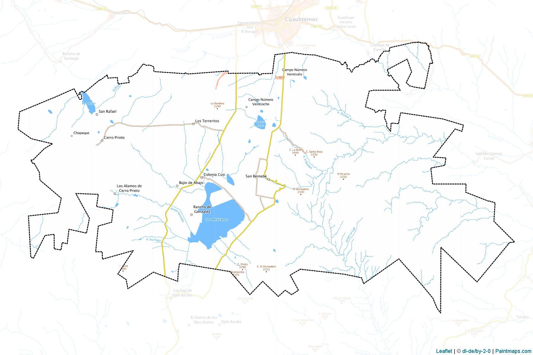 Muestras de recorte de mapas Cusihuiriachi (Chihuahua)-1