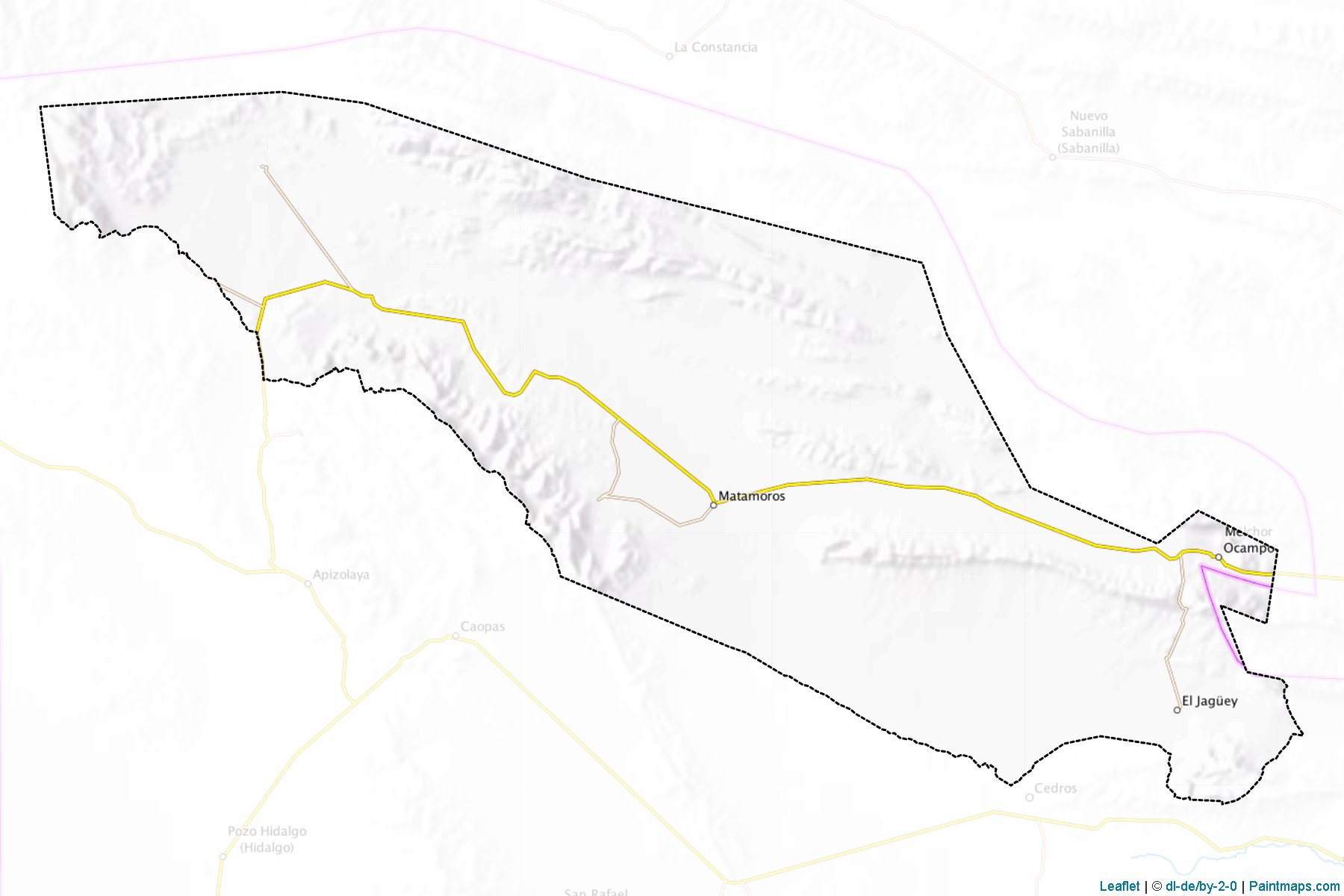 Melchor Ocampo (Zacatecas) Map Cropping Samples-1