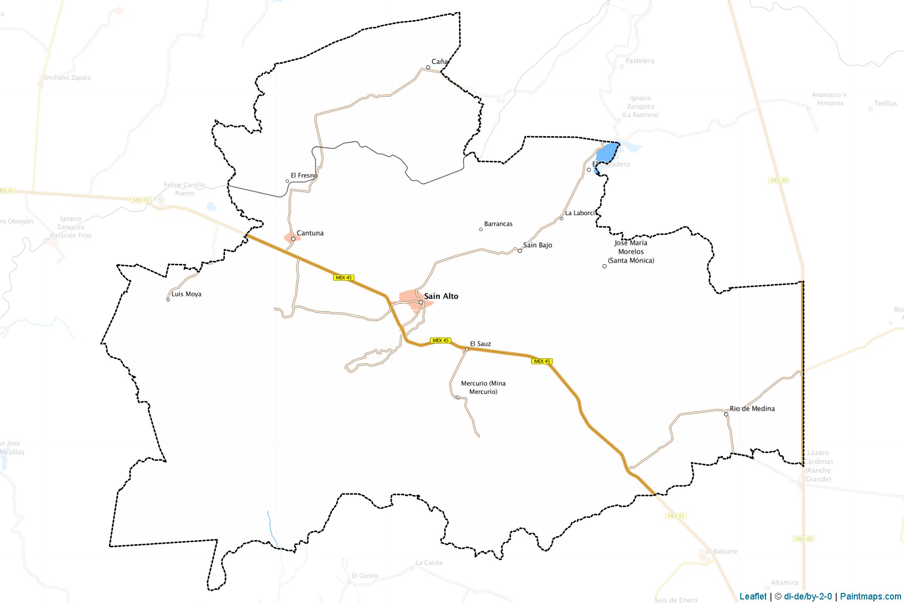 Muestras de recorte de mapas Sain Alto (Zacatecas)-1