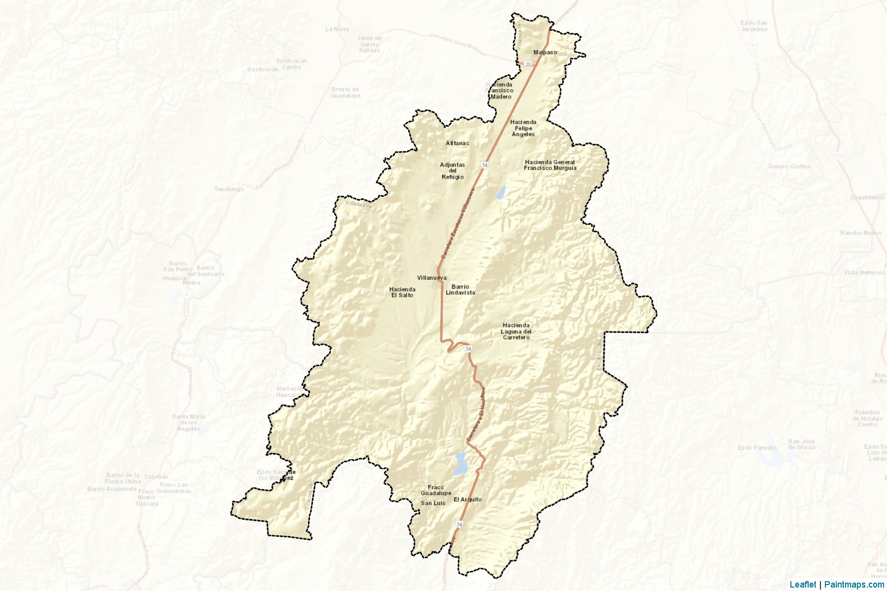 Muestras de recorte de mapas Villanueva (Zacatecas)-2