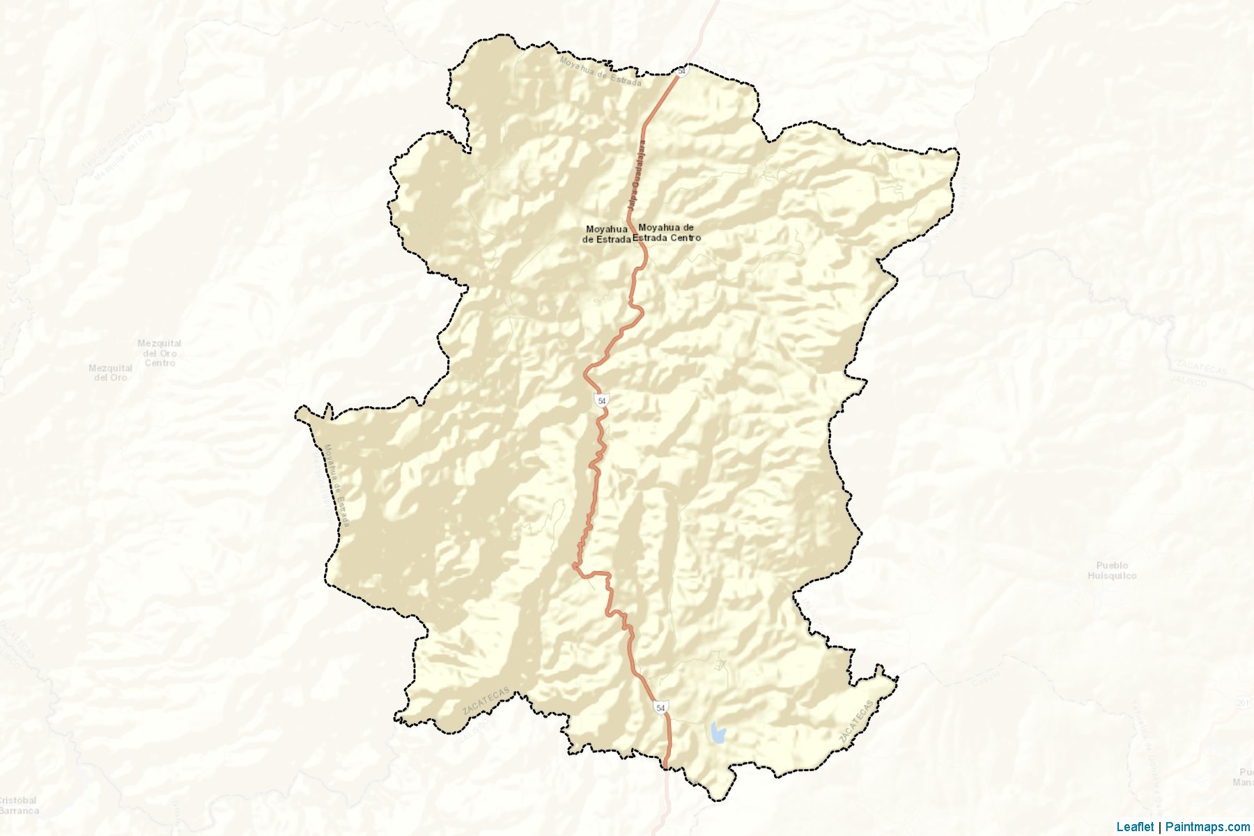 Muestras de recorte de mapas Moyahua de Estrada (Zacatecas)-2