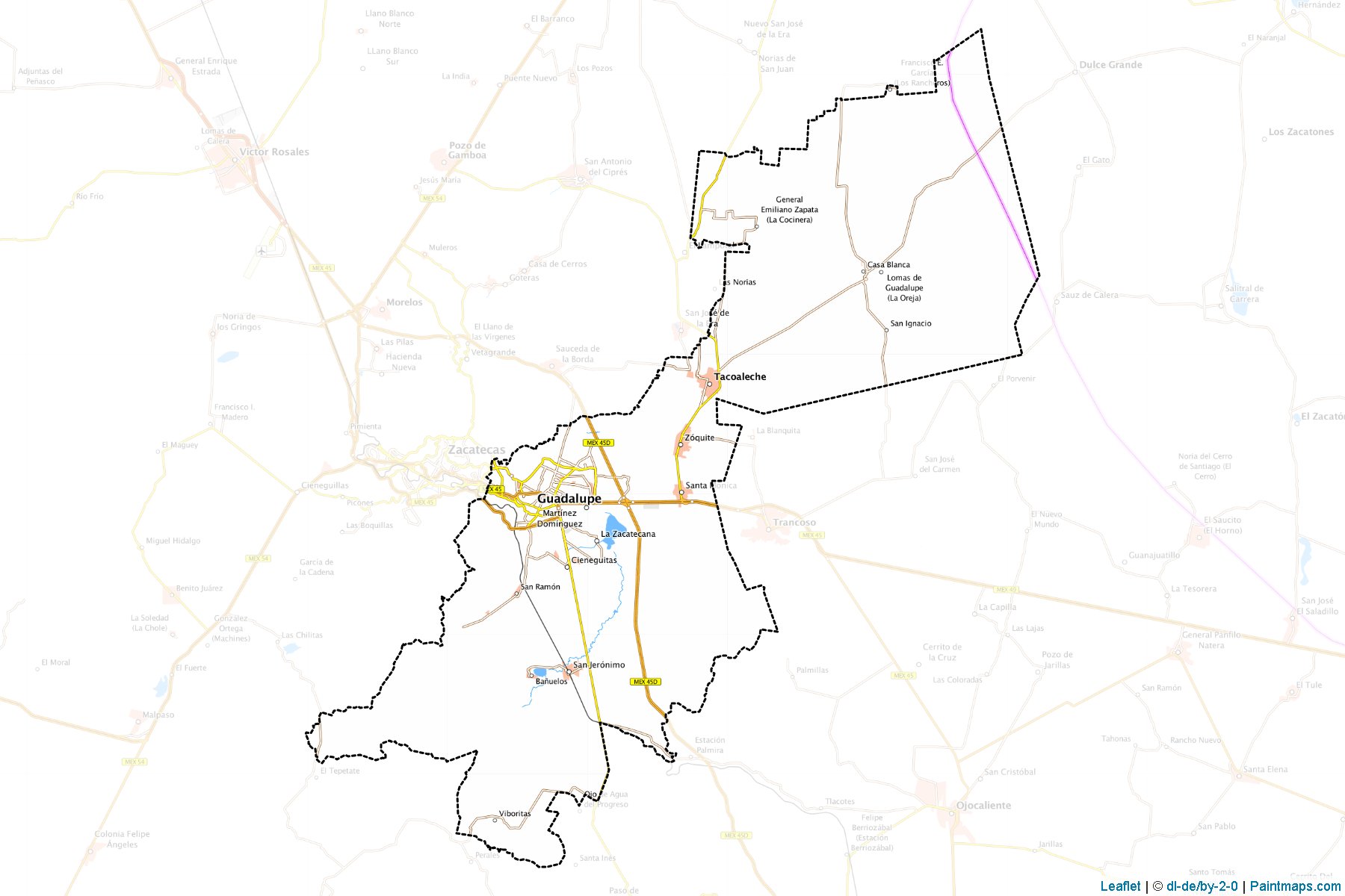 Muestras de recorte de mapas Guadalupe (Zacatecas)-1