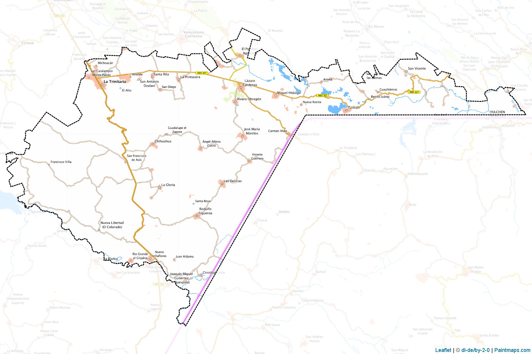 Muestras de recorte de mapas La Trinitaria (Chiapas)-1