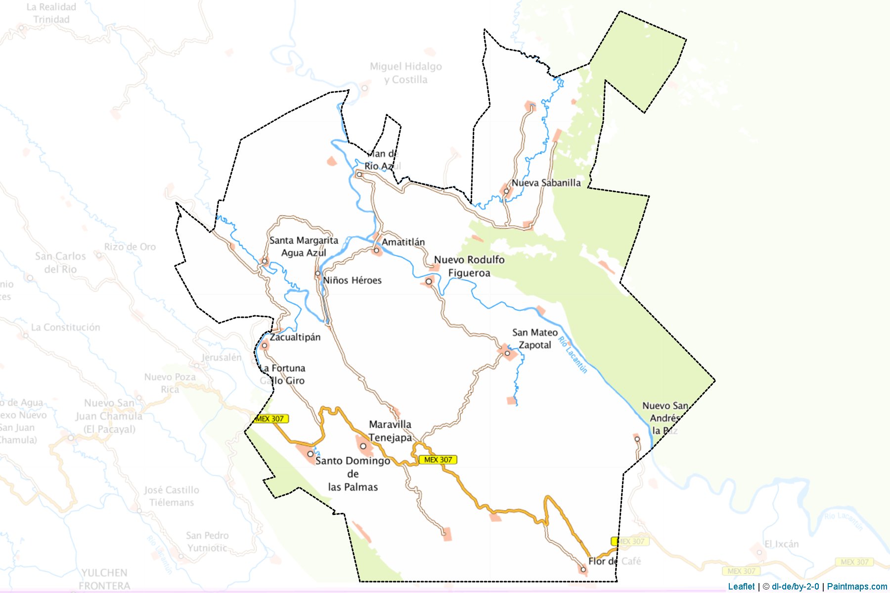 Maravilla Tenejapa (Chiapas) Map Cropping Samples-1