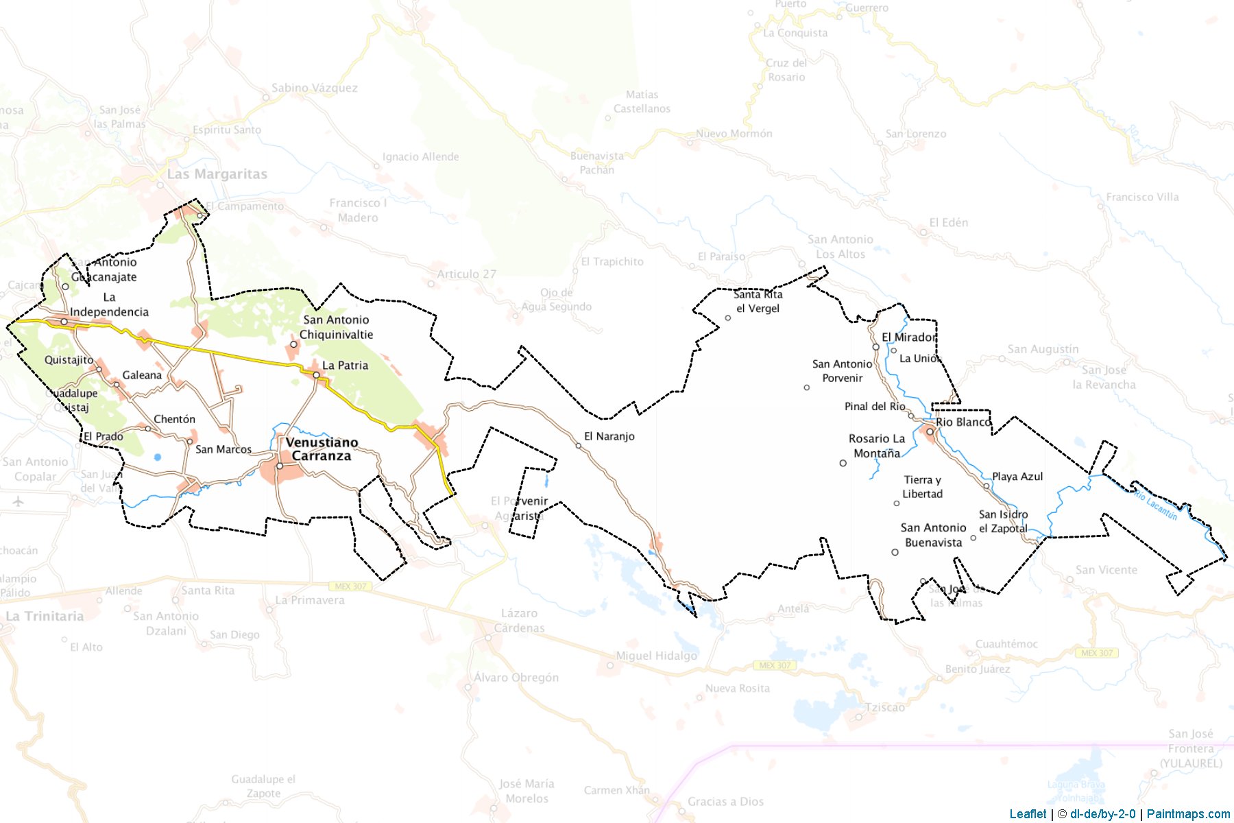 La Independencia (Chiapas) Map Cropping Samples-1