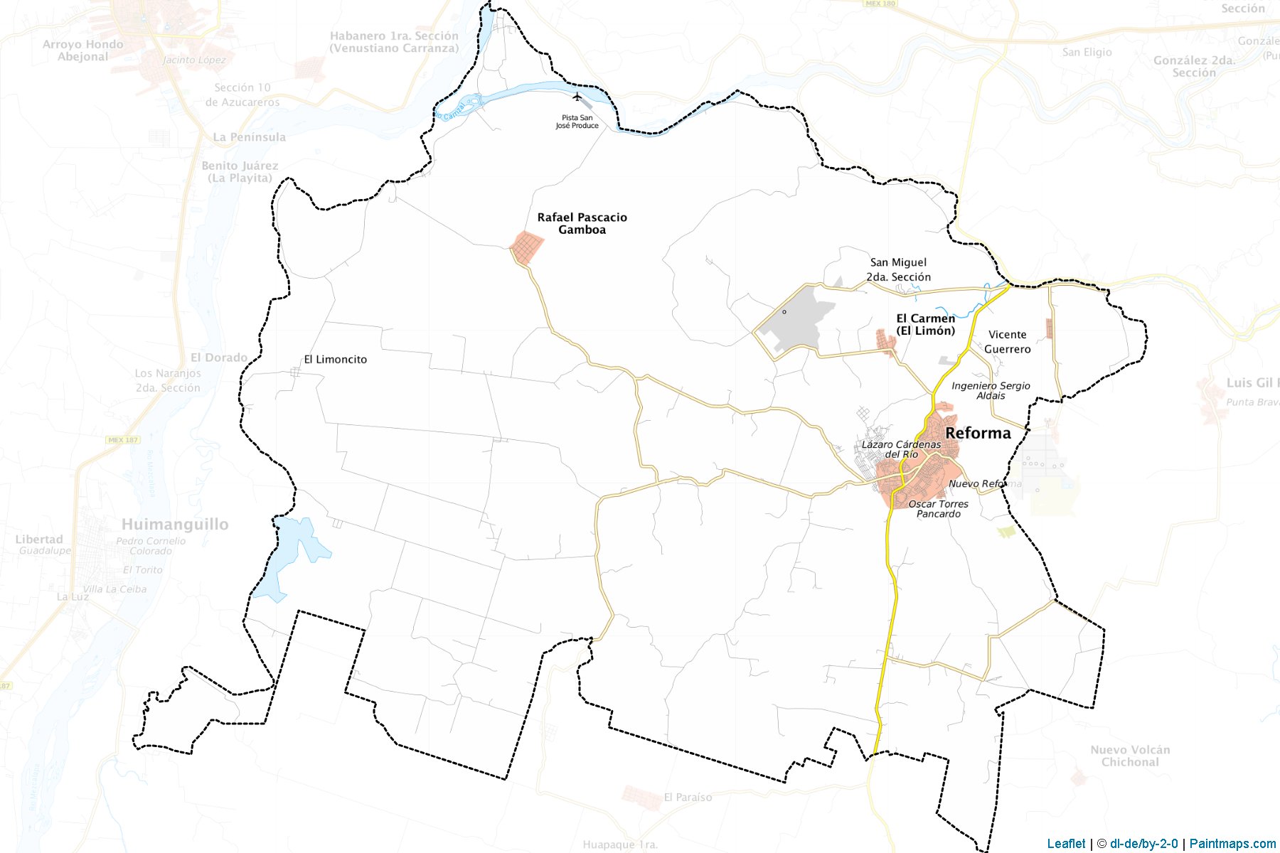 Muestras de recorte de mapas Reforma (Chiapas)-1