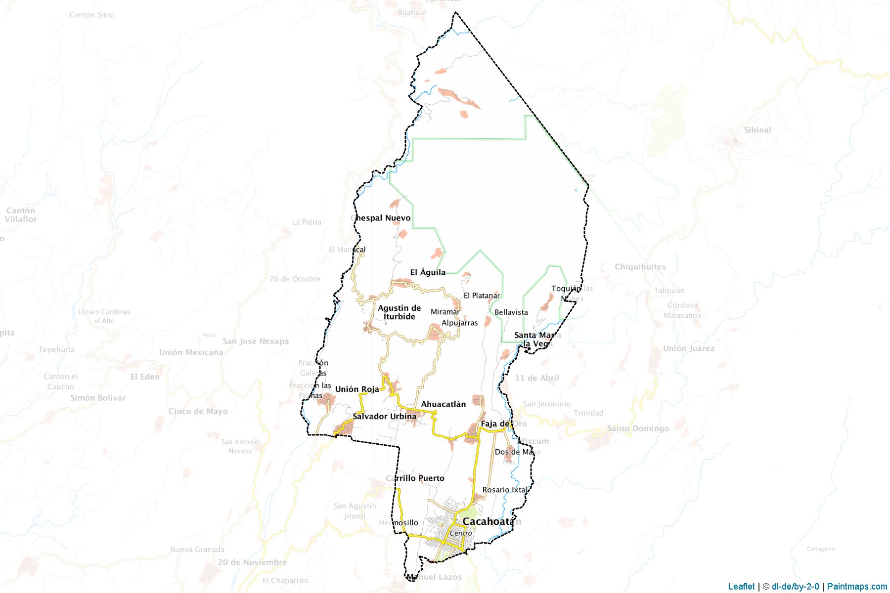 Muestras de recorte de mapas Cacahoatán (Chiapas)-1